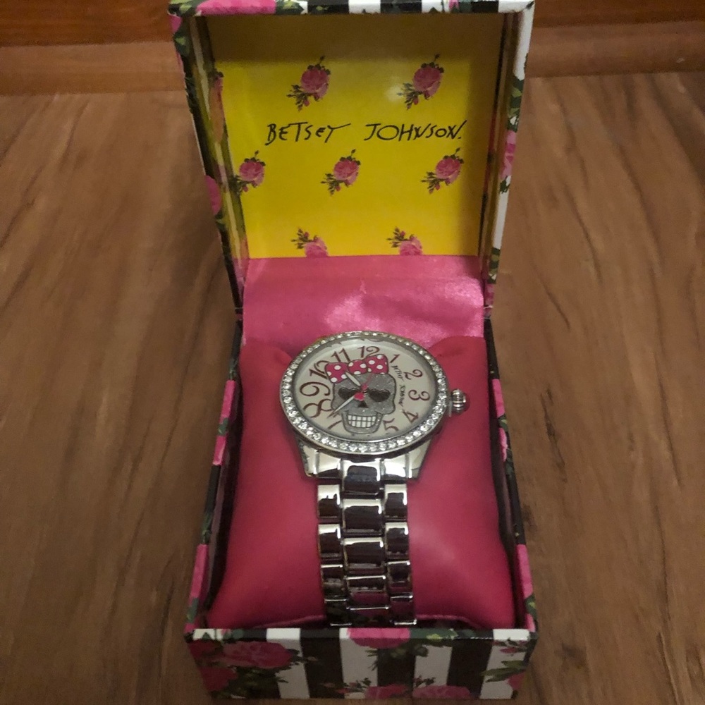 Betsey Johnson Skull Watch